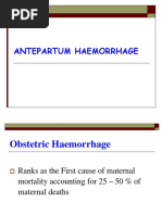 Antepartum Haemorrhage