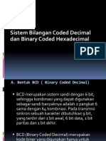 Sistem Bilangan Coded Decimal Dan Binary Coded Hexadecimal