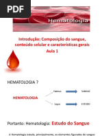 Aula 1 - Introdução à Hematologia