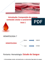 Estudo dos componentes do sangue