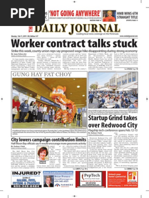 San Mateo Daily Journal 02-11-19 Edition | PDF | Employment | The