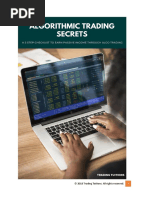 Algorithmic Trading Secrets - Trading Tuitions PDF