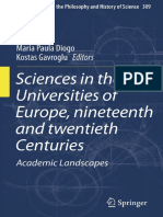 Ana Simões, Maria Paula Diogo, Kostas Gavroglu Sciences in The Universities of Europe, Nineteenth and Twentieth Centuries 2015
