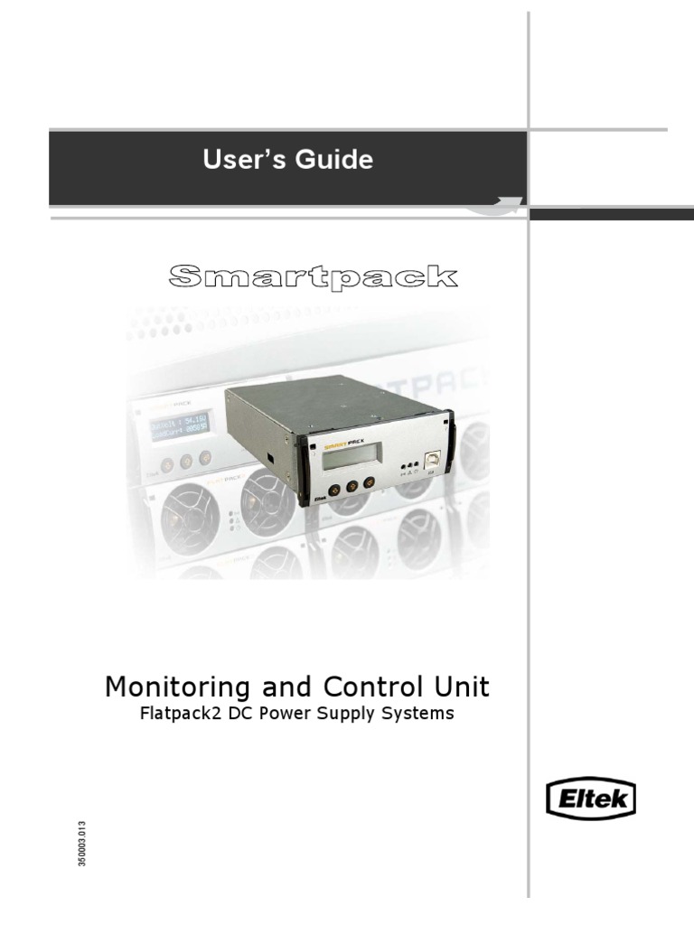 User's Guide Smartpack Monitoring-Ctrl-Unit - B - 3 | PDF | Usb | Menu ...