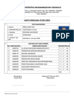 Kartu Rencana Studi - Krs