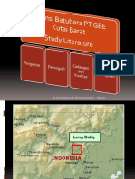 Study Literature Potensi Batubata PT GBE Kutai Barat