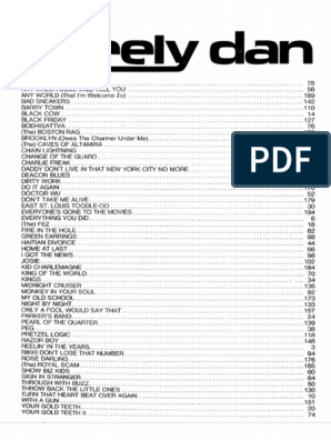 Steely Dan Songbook Complete To Aja