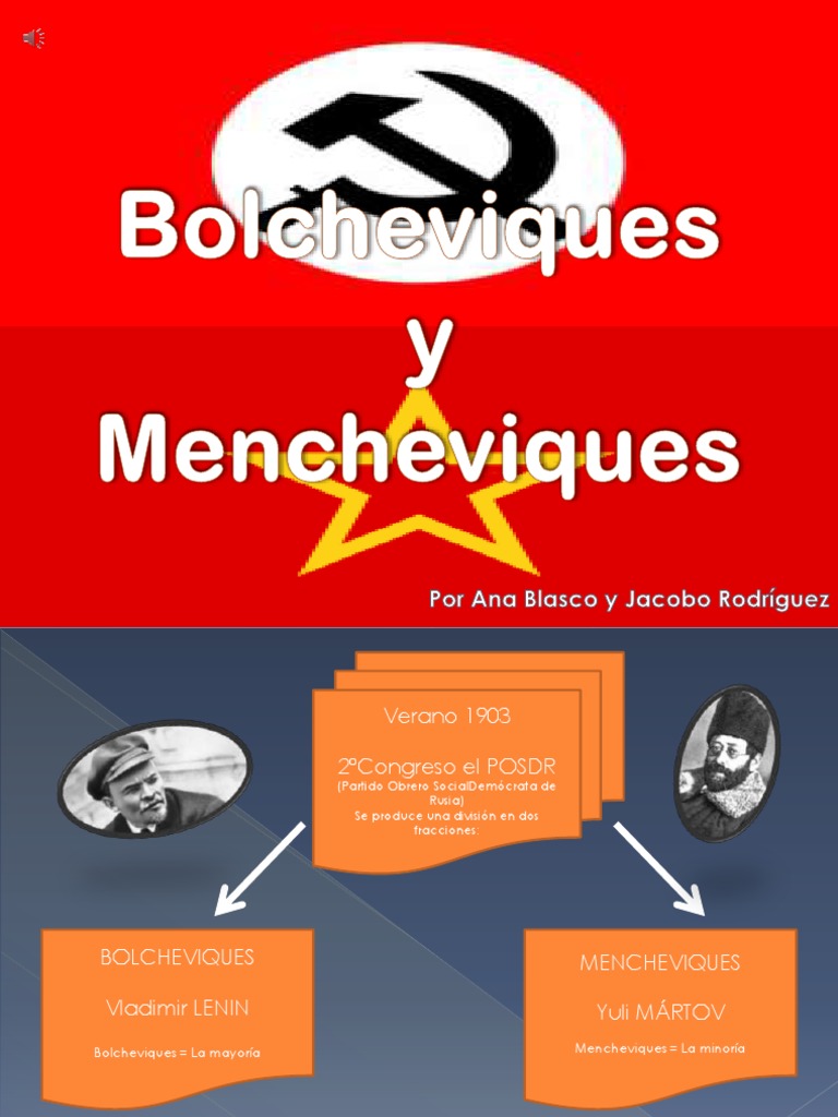Bolcheviques y Mencheviques: Orígenes y Conflictos | PDF | Política ...