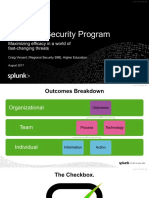 splunk security program