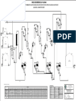 Process engineering flow diagram for ethyl acetate production