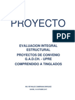 Evaluacion Integral Estructural TINGLADOS Sucre Bolivia
