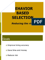 Behavior Based Interviewing