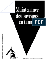 Maintenance Des Ouvrages en Tunnel