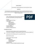 Design Contract THIS AGREEMENT Is Made On December 13, 2018 by and Between Idr. Irene Pascual and Mr. Yarlie Lim Witnesseth