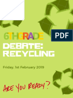 Debate - Recycling