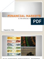 Financial Markets: & The Special Case of Money