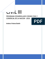 Civ-Iii Desarrollo Del Programa 2016 Codigo Civil y Comercial de La Nacion Final Mayo 2016 Vivi Estefó