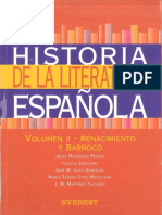 Historia de La Literatura Española_vol_II Renacimiento y Barroco