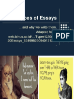 10th - Types of Essays Contrast - Compare