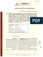 Secretário de Estado Da Segurança Pública, General Mario Lucio Alves de Araujo Recebe Diretoria Do SINDPÚBLICOS-MG