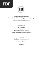 2013 Carver Village survey report