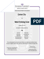 medical terminology course