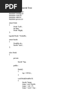 Binary Search Tree