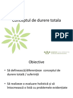 Conceptul de Durere Totala