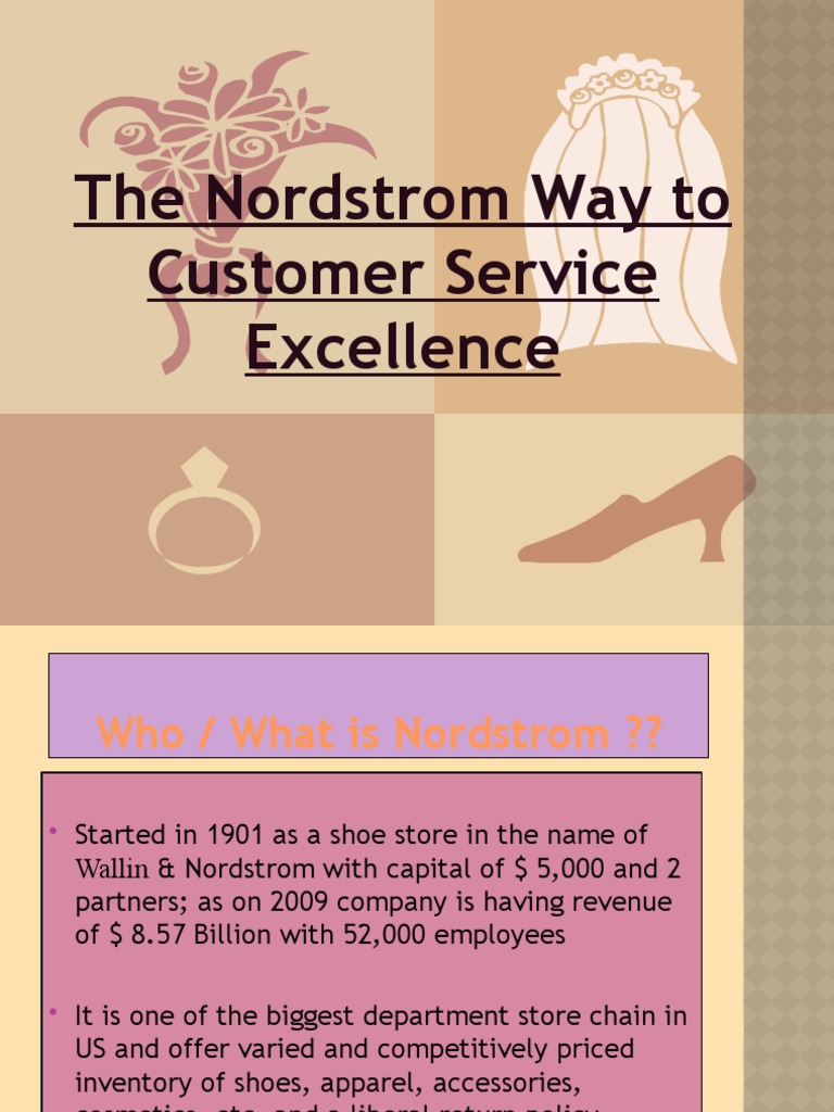 The Nordstrom Way To Customer Service Excellence PDF Customer