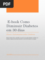 E Book Como Diminuir Diabetes Em 30 Diasdiabetes