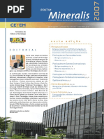 Boletim Setor Mineral 2007