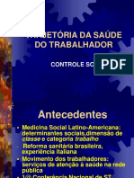 Trajetória e Controle Social