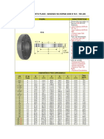 ANSI flange dimensions