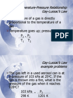 Gay-Lussac's Law: Temperature-Pressure Relationship of Gases