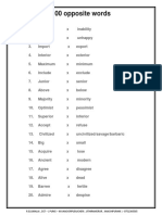 100 Opposite Words-1 PDF