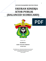 Makalah Kelompok 6 Pengukuran Kinerja Sektor Publik Balanced Scorecard Bobby Frathama Dan Satria Fadli