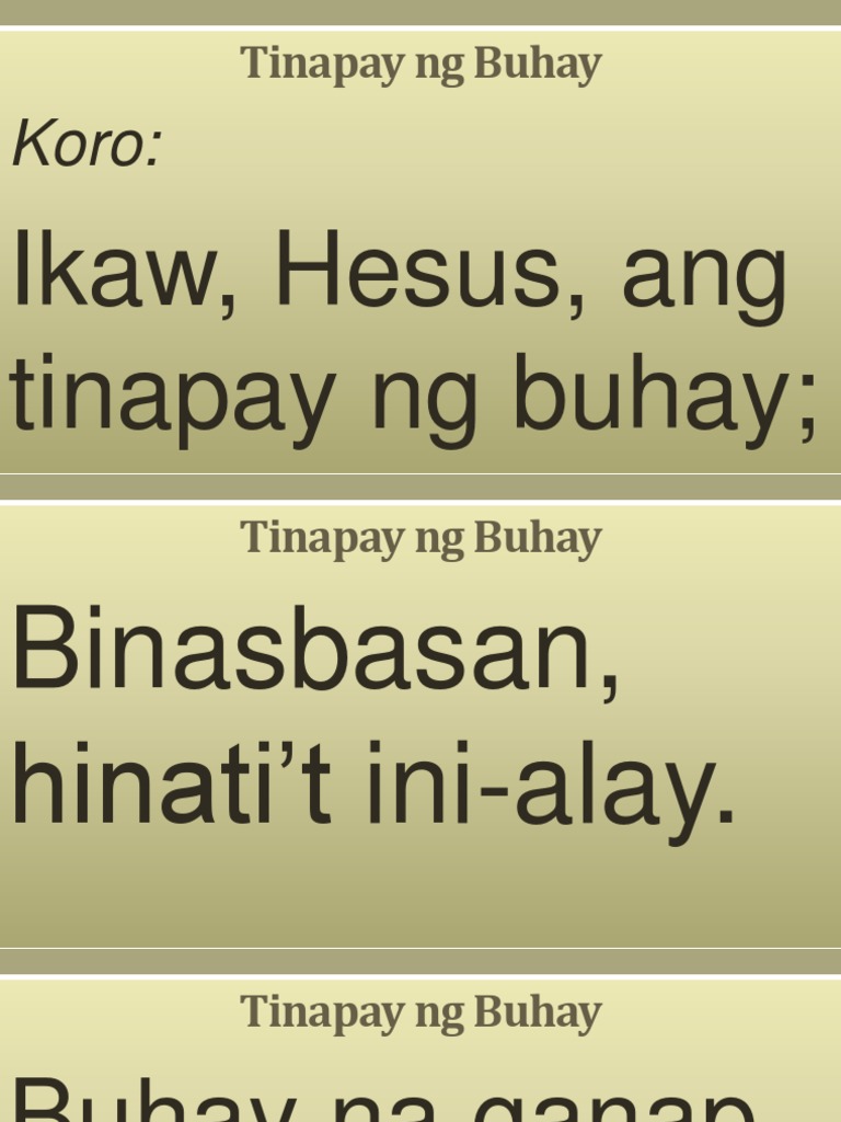 Tinapay NG Buhay (Widescreen) PDF