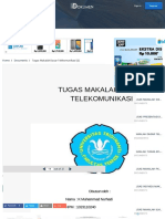 Tugas Makalah Dasar Telekomunikasi