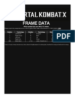MKX Frame Data v2