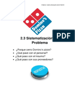 2 3 Sistematizacion Del Problema Domino Pizza Trabajo Piero
