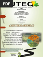 Grupo 3. Autoridad Agraria