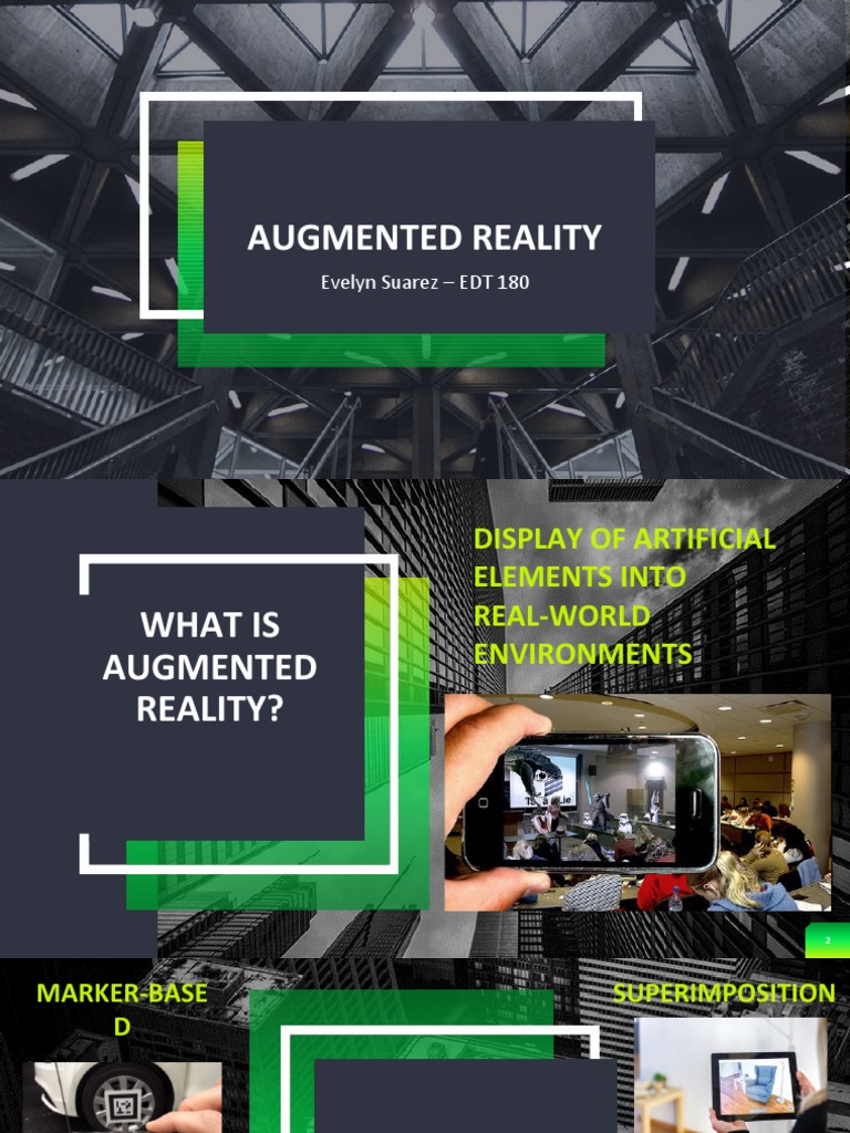 Marker-Based Augmented Reality Overview | PDF