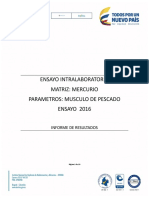 Informe Intralaboratorio Mercurio