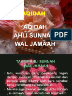 Pel. 10 Aqidah Ahli Sunnah Waljamaah
