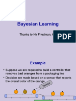 Bayesian Learning: Thanks To Nir Friedman, HU