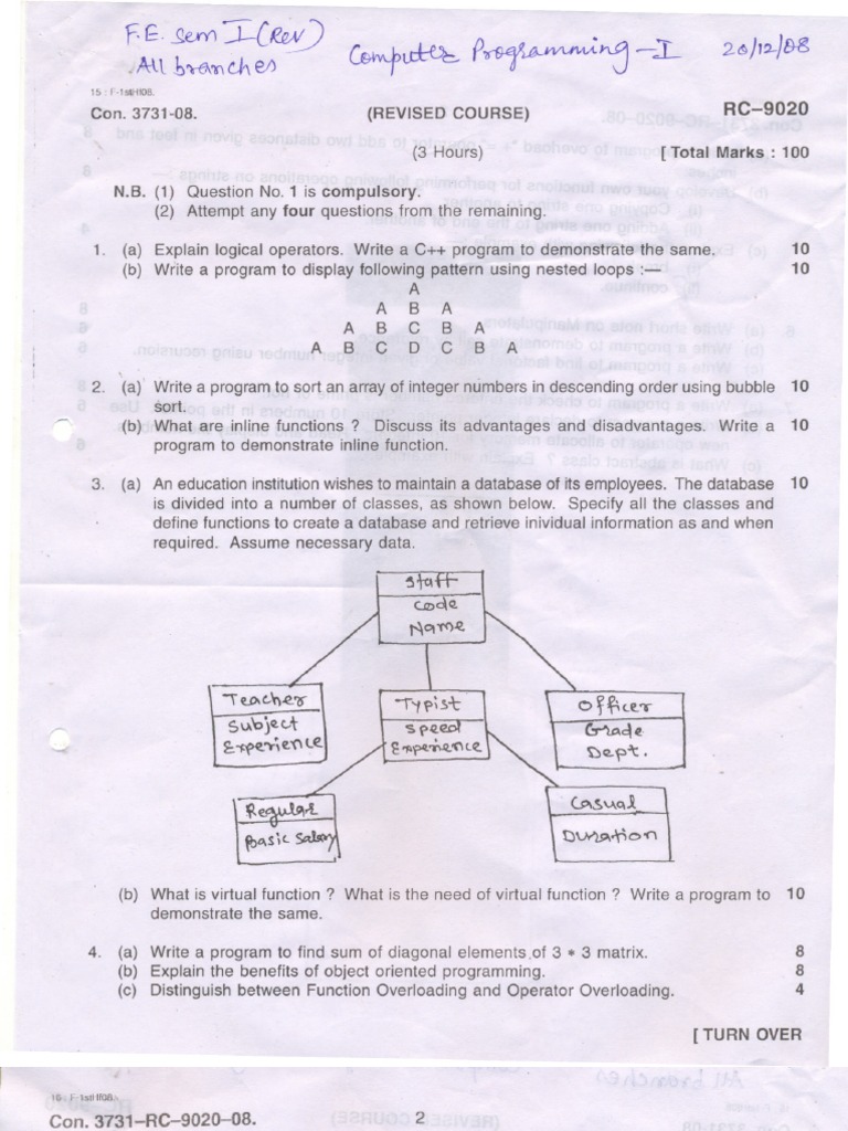 C++ Programming Exercises and Concepts | PDF | Teaching Methods ...