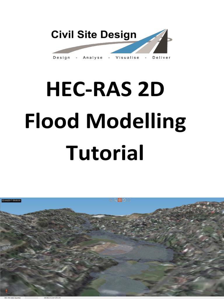 HEC-RAS 2D Flood Modeling Guide | PDF | 3 D Computer Graphics | Flood