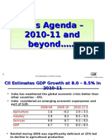 CII's Agenda For 2010 - 2011