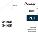 Deh-X6650bt Deh-X4650bt Operating Manual (Eng-Por-Esp) PDF