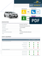 Kia Picanto (With AEB) Euro NCAP Report